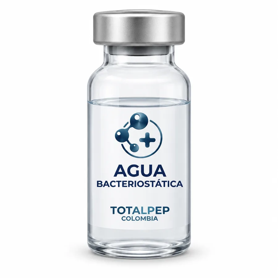 Vial de Agua Bacteriostática 3 ml, TotalPep Colombia