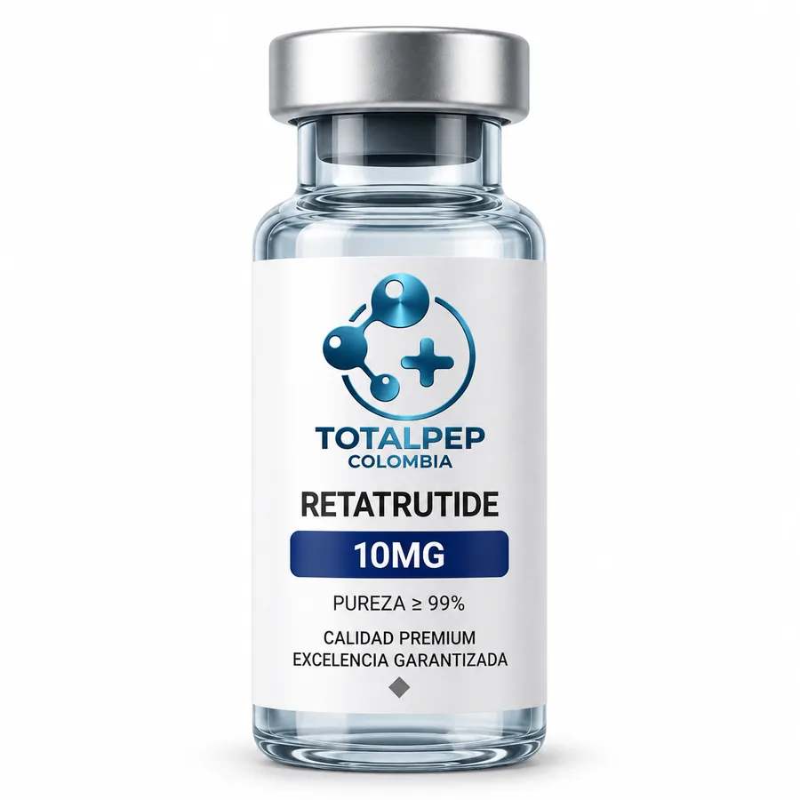 Vial de Retatrutide 10 mg, TotalPep Colombia
