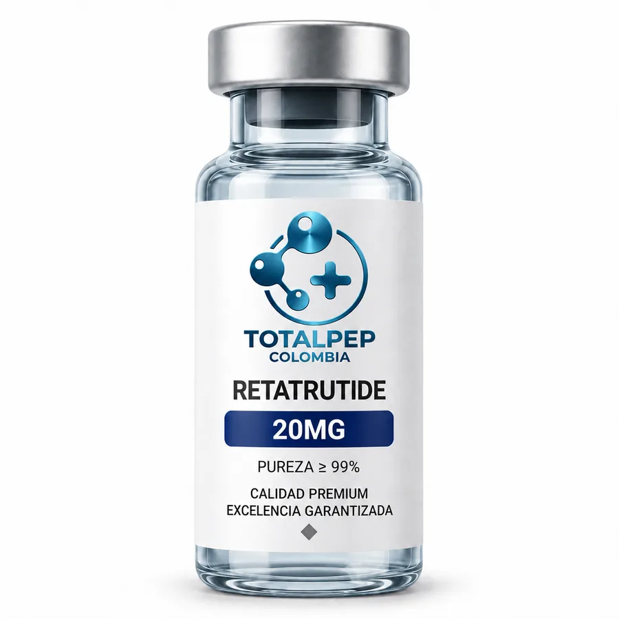 Vial de Retatrutide 20 mg, TotalPep Colombia