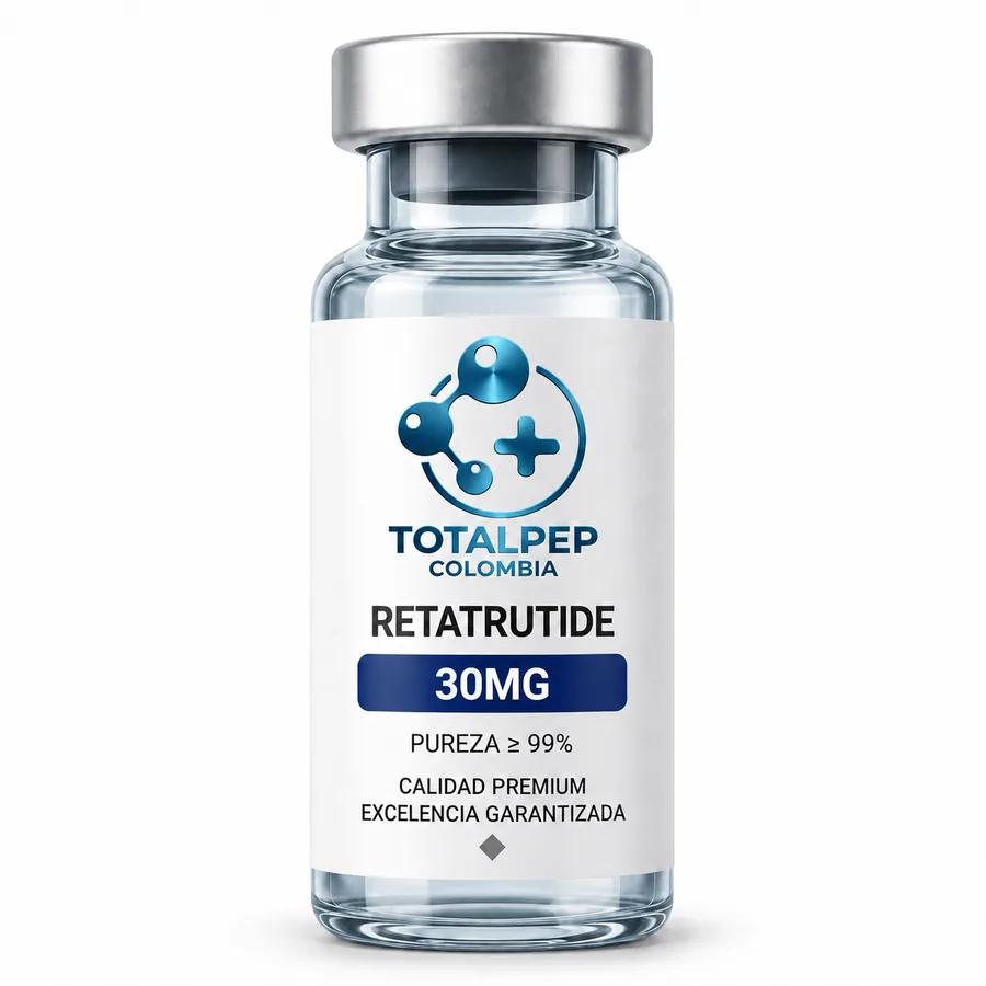 Vial de Retatrutide 30 mg, TotalPep Colombia